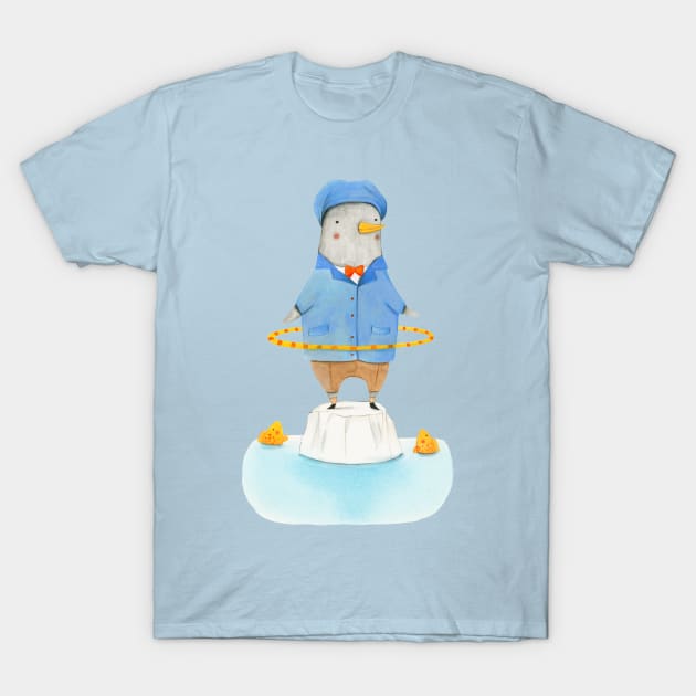 Öenguin with Hula Hoop T-Shirt by judithloske